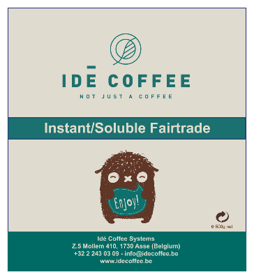 Instant koffie "Fairtrade" 8 x 500 gr