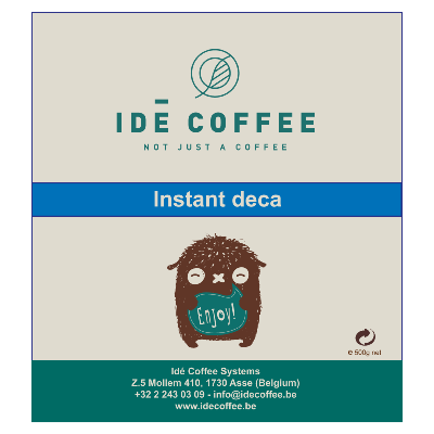 Instant koffie "Fairtrade" DECA 8 x 500 gr