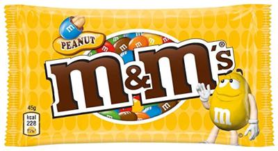 M & M's peanuts 24 x 45 gr