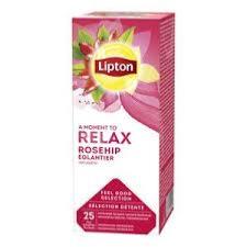Lipton rozebottel/hibiscus thee 25 st