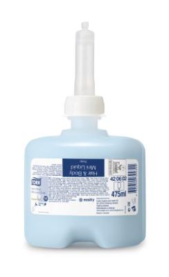Tork Luxury Hair & Body Mini Liquid Soap 8x475ml (420652)