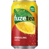 Fuze tea sparkling in blik 24x33 cl