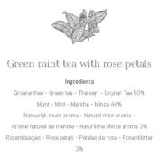 Lili's Tea Munt met rozenblaadjes doos van 16 stuks