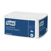 Tork White Counterfold Dispenser Napkin 24x300st (477512-38)