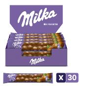 Milka reep met grote noten 24 x 1 st
