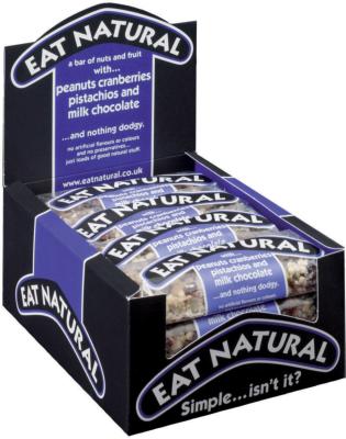Eat Natural 12 x 45 gr Peanuts (blauw)