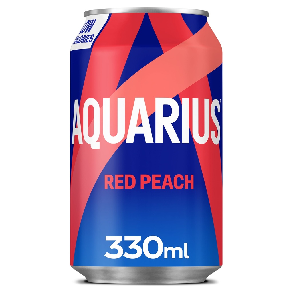 Aquarius Red Peach Blik 24x33cl