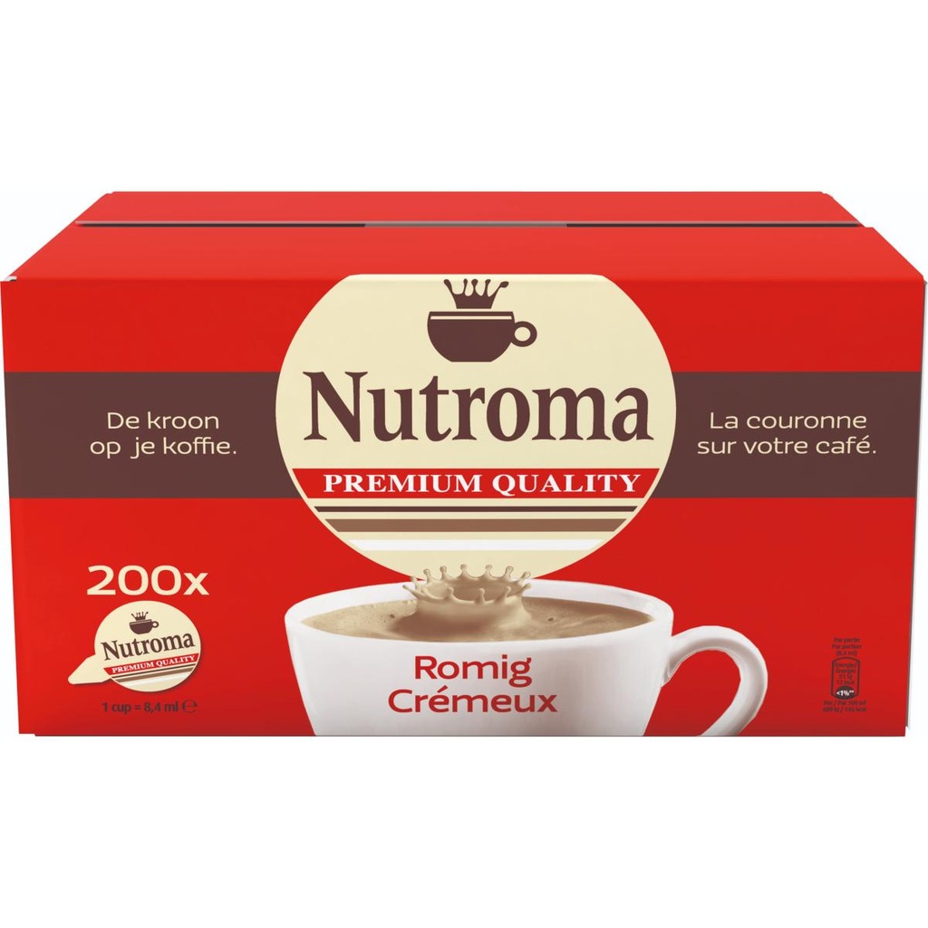 Nutroma milk in cup - 200 pcs