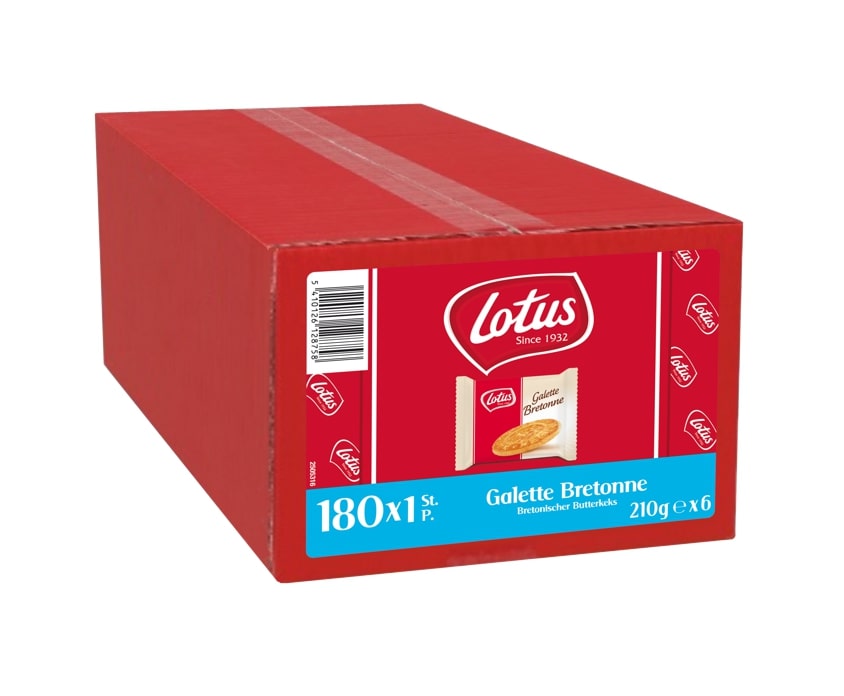 Lotus Bretoens wafeltje ind. verpakking 180 st