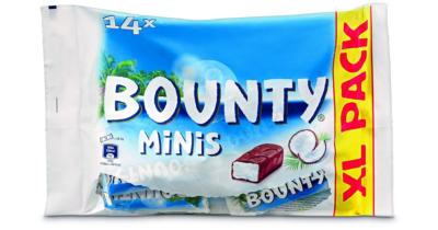 Bounty mini emballé individuellement 443 gr