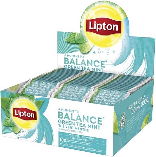 Lipton Green Tea Mint 100 pcs