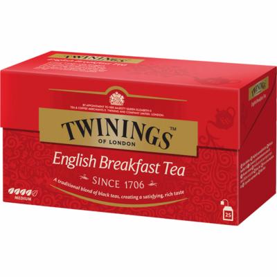 Twinings English breakfast tea 25 pcs