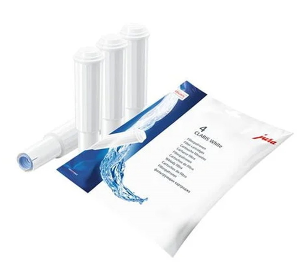 Jura Claris filter WIT tegen kalkvorming - 4 stuks 