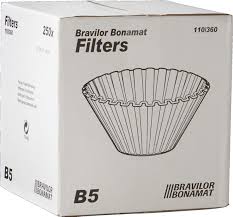 Panier papier filtre 110/360 mm pour B5 250 pcs