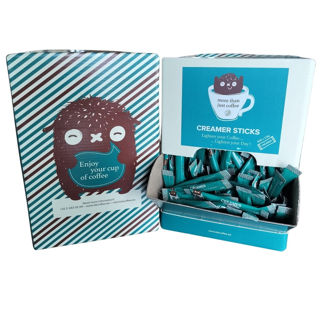 IDE milk powder sticks - neutral flavour - dispenser box - 600 x 2,5 gr