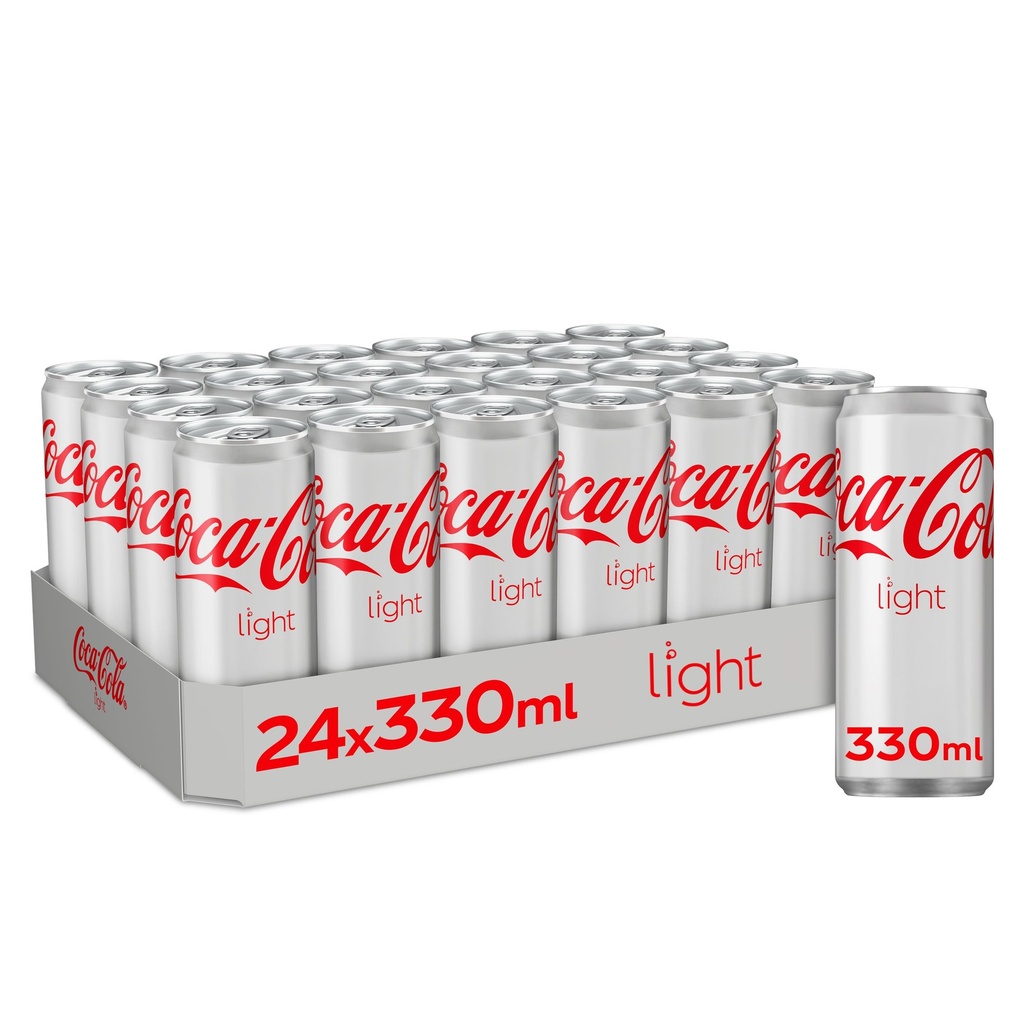 Coca-Cola Light in blik 24 x 33 cl