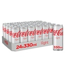 Coca-Cola Light en canette 24 x 33 cl