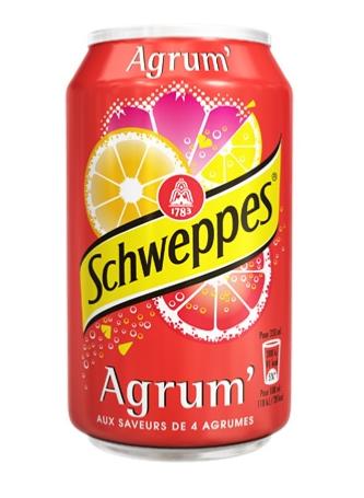 Schweppes Agrum en canette 24 x 33 cl