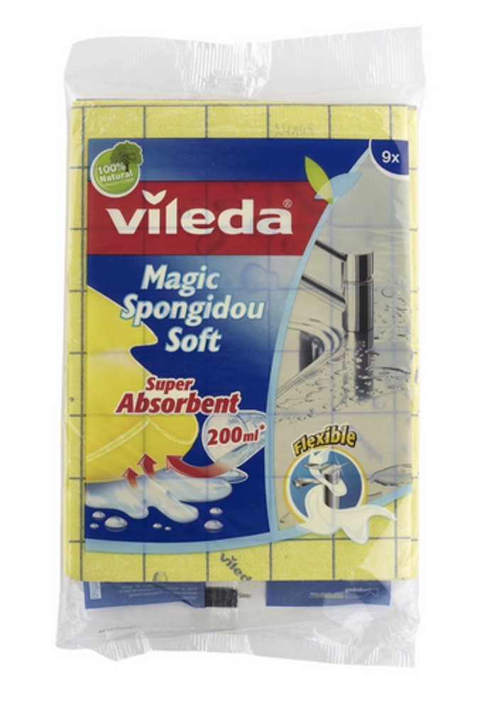 Vileda torchon magique spongidou par 9 pcs