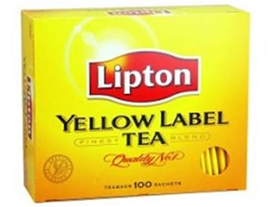 Thé jaune Lipton 100 pcs