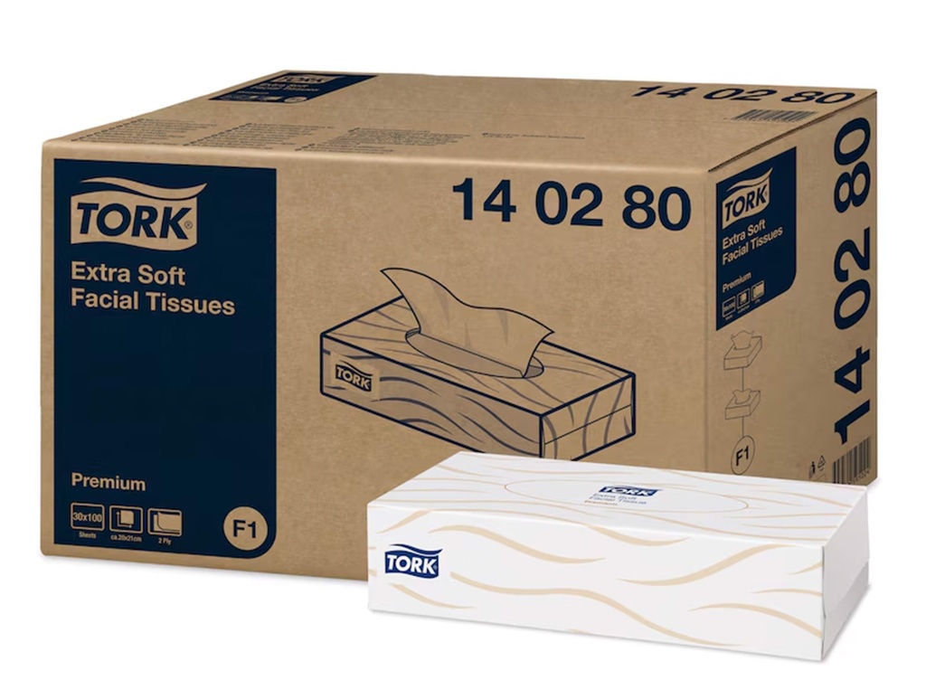 Tork facial tissue extra soft 100 pcs (140280)