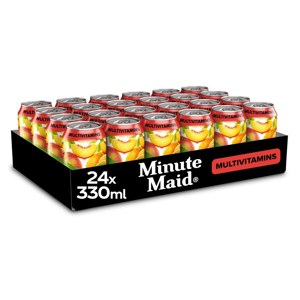 Minute Maid multi vitamines en canette 24 x 33 cl