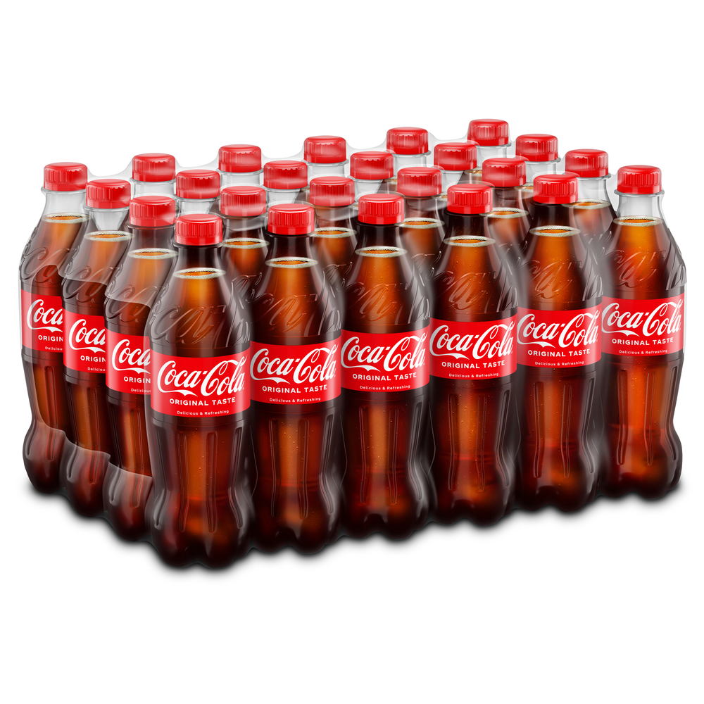 Coca-Cola in fles plastiek 24 x 50 cl