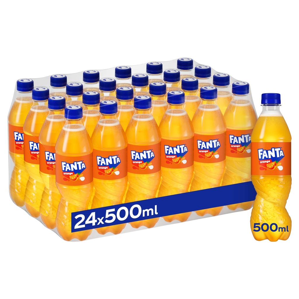 Fanta Orange en bouteille plastique 24 x 50 cl