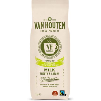 Fairtrade Van Houten cocoa powder for vending machine 10 x 1 kg