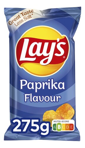 Pose chips paprika XL 300 gr