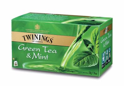 Twinings green tea & mint 25 pcs