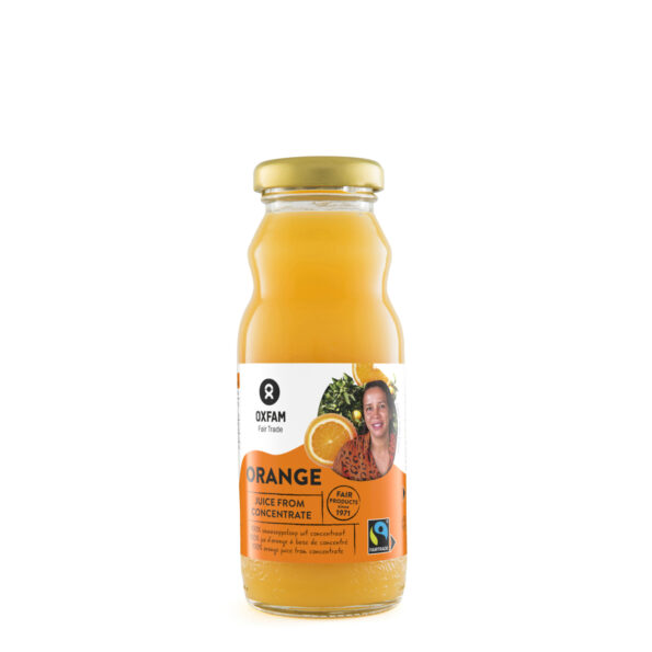 Oxfam sinaasappelsap 24 x 20 cl (leeggoed €6,00)
