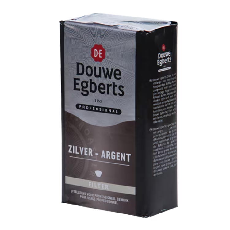 Douwe Egberts Prof Silver Coffee - Moulu [12x250g]