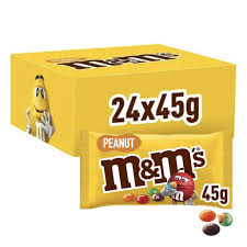 M & M's peanuts 24 x 45 gr