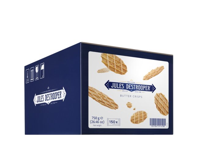 Jules De Strooper cookies "Natural butter waffles" ind. packed 150 pieces