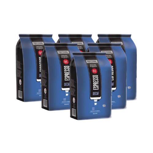Douwe Egberts DECA Coffee Espresso Dark Roast - Grains [6x500g]