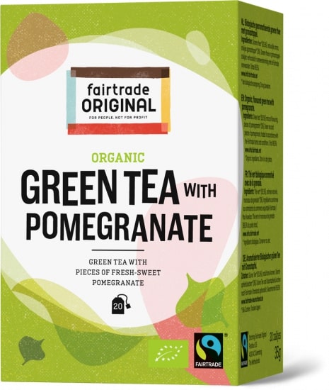 FTO tea Green/pomegranate BIO Fairtrade 20x1.75 gr BE-BIO-01