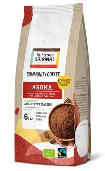 FTO Fairtrade Aroma Coarse Coffee - Gemalen [4x1Kg]