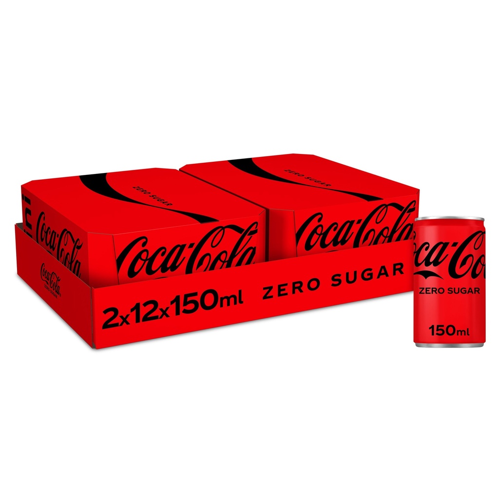 Coca-Cola Zero in blik 24 x 15 cl