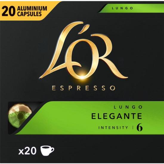 L'Or Espresso Capsules (Nes) Lungo élégant 20 x 10 pcs (nr06)