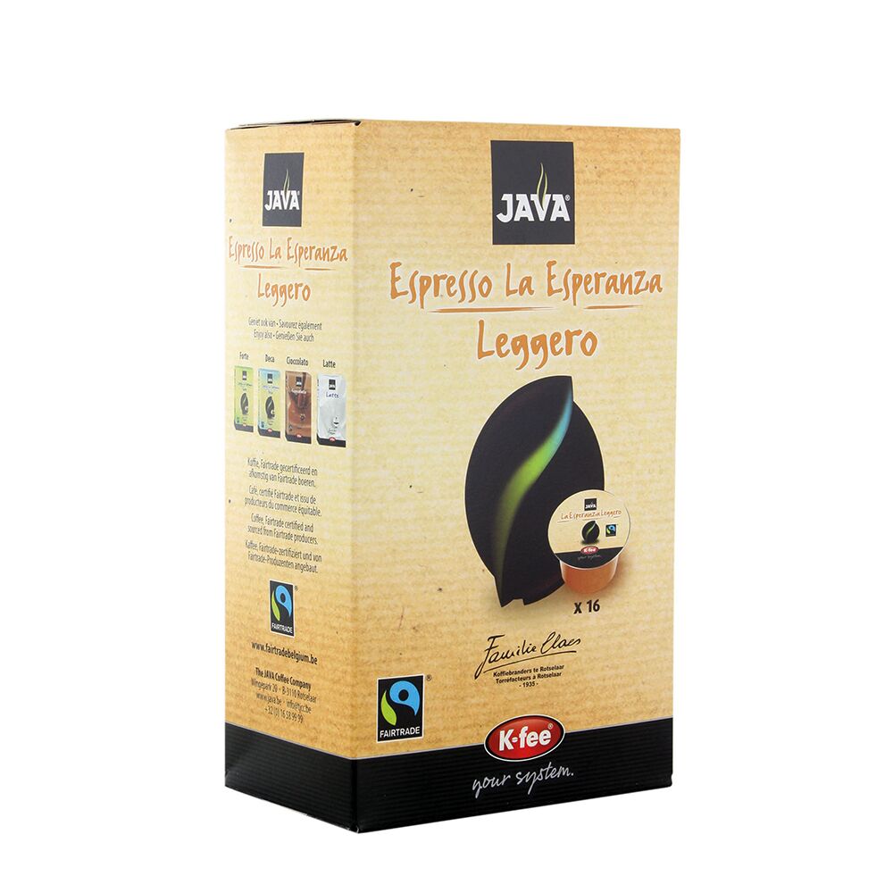 Java Capsules Leggero Fairtrade 6 x 16 pcs