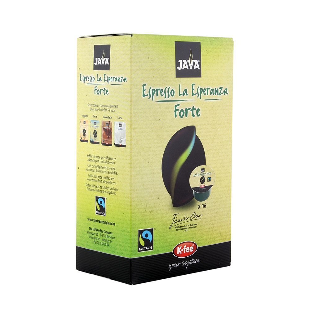 Java Capsules Forte Fairtrade 6 x 16 pcs