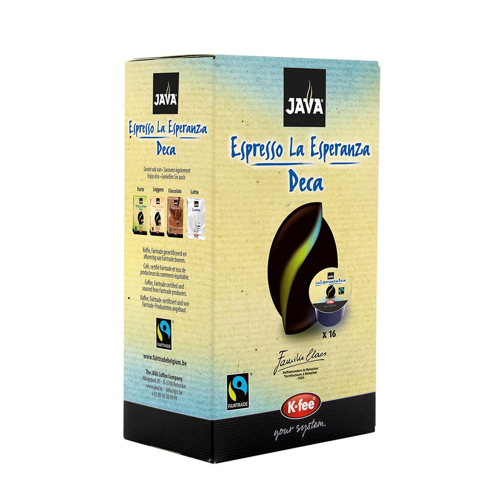 Java Capsules Déca Fairtrade 6 x 16 pcs