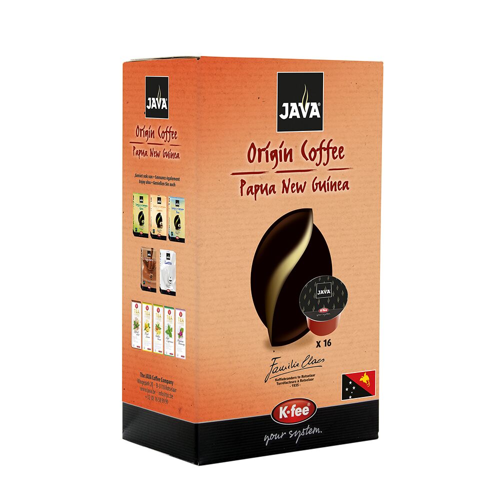 Java Capsules Origine papou Fairtrade 6 x 16 pcs