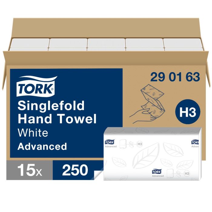 Tork Soft Singlefold Hand Towel 15x250pcs (290163)