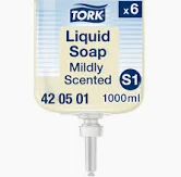 Savon liquide doux Tork 6x1l (420501)