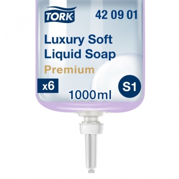 Savon liquide doux Tork Luxury 6x1l (420901)