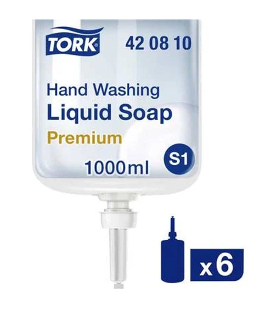 Tork Savon Liquide Lavage des Mains 6x1l (420810)