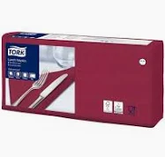 Serviette de déjeuner Tork cerise 33x33cm 200 pièces (477210)