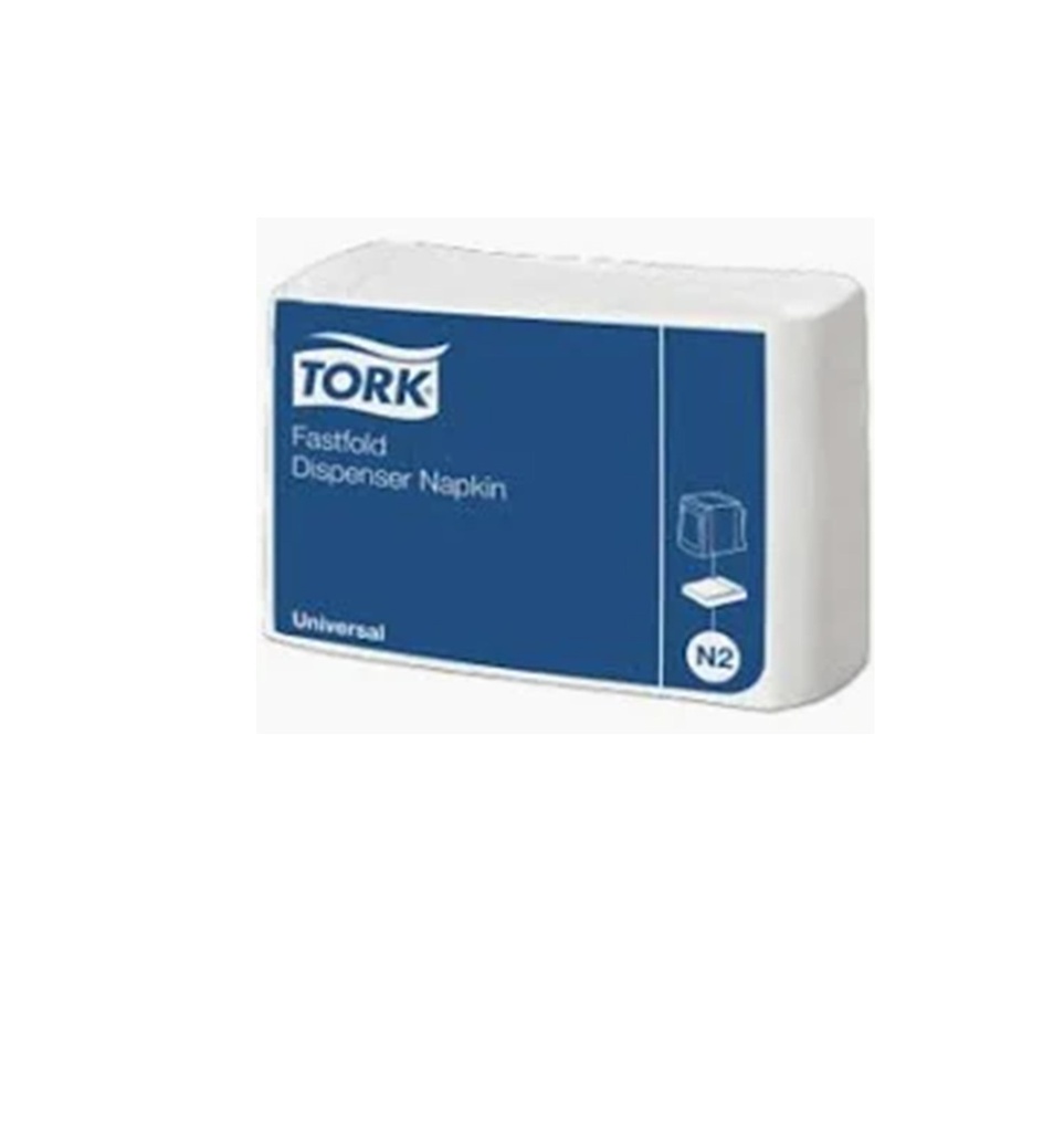 Serviettes distributrices Tork blanches à pliage rapide, 36x300 pièces (10933)